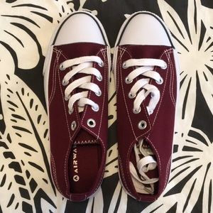 Airwalk burgundy shoes